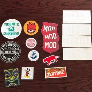 Water bottle stickers